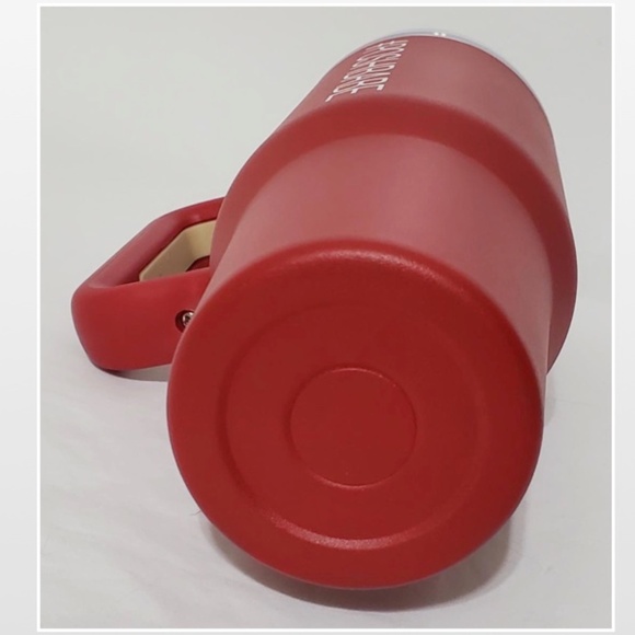 New Tumbler POSHBABE Red White Large 40oz Travel Mug Thermos Cup - Picture 14 of 16